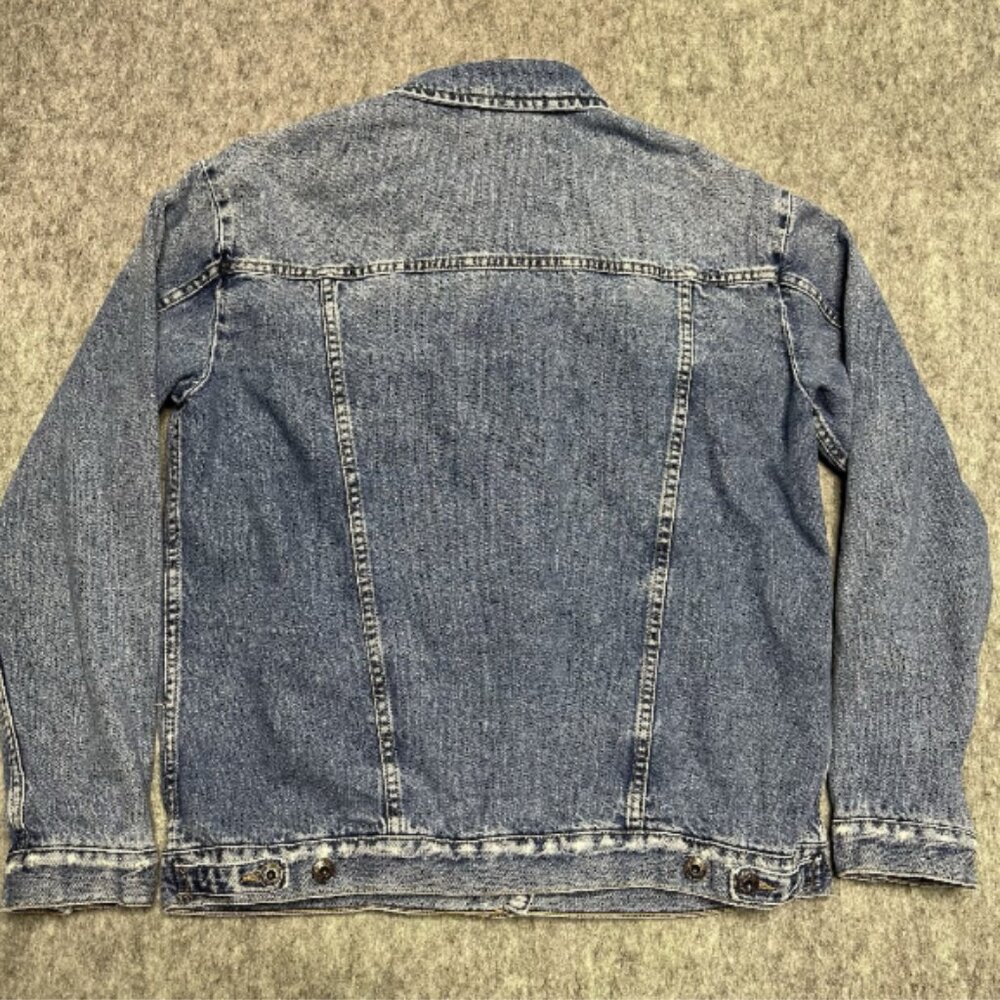 Free People We the Free Women’s Denim Jacket Indigo Blue 100% COTTON - Size M - Picture 2 of 14